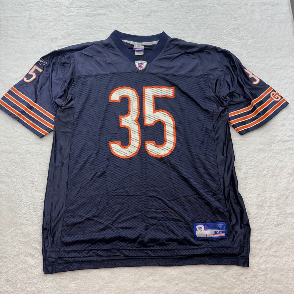 Reebok Chicago Bears Anthony Thomas 35 NFL Jersey Navy Blue XL 7009A